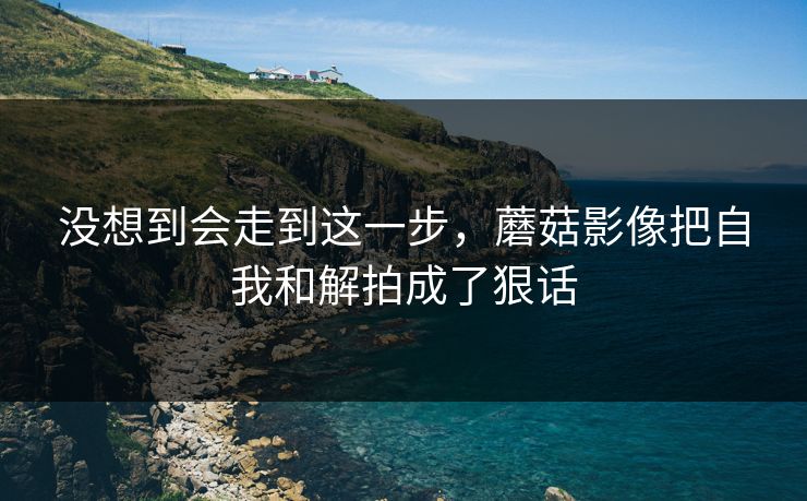 没想到会走到这一步，蘑菇影像把自我和解拍成了狠话